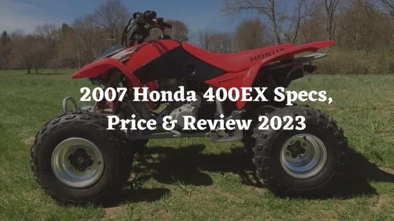 2005 Honda 400EX Sportrax Specs, Price & Review 2024