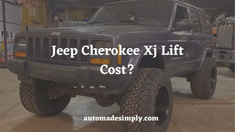 Jeep Cherokee XJ Lift Cost: A Detailed Breakdown