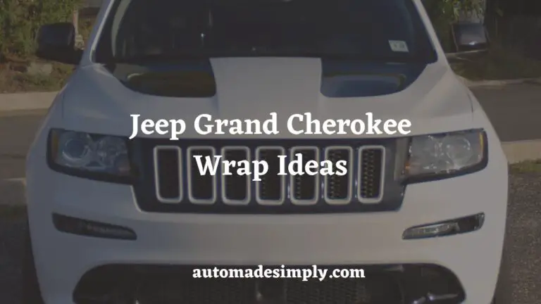 Jeep Grand Cherokee Wrap Ideas For A Customized Look