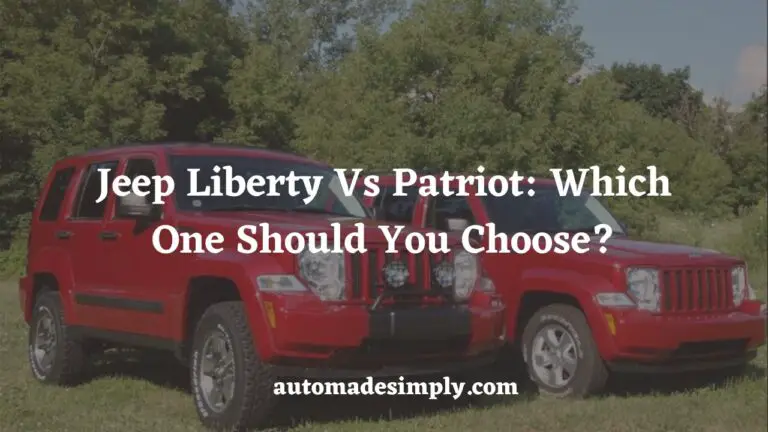 Jeep Liberty vs Patriot: Which One Should You Choose?