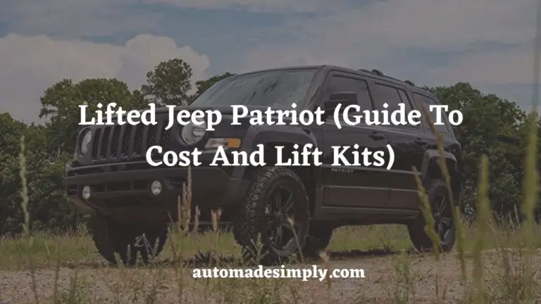 Lifted Jeep Patriot: Your Guide to Cost and Lift Kits