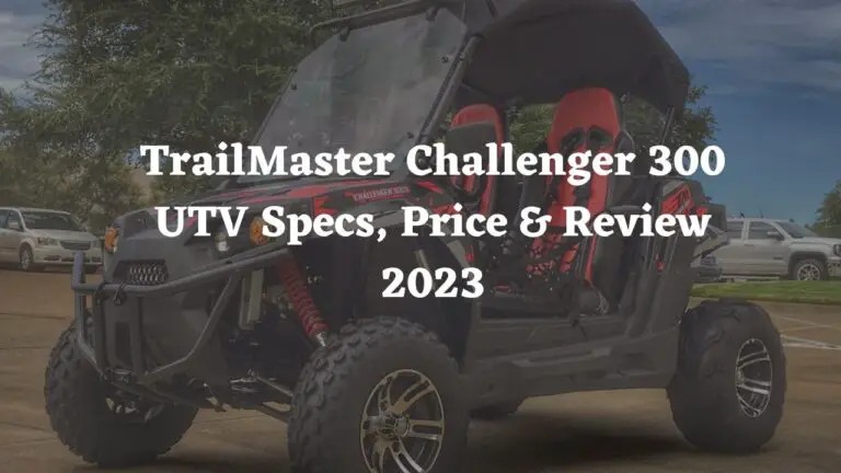 TrailMaster Challenger 300 UTV Specs, Price & Review 2024