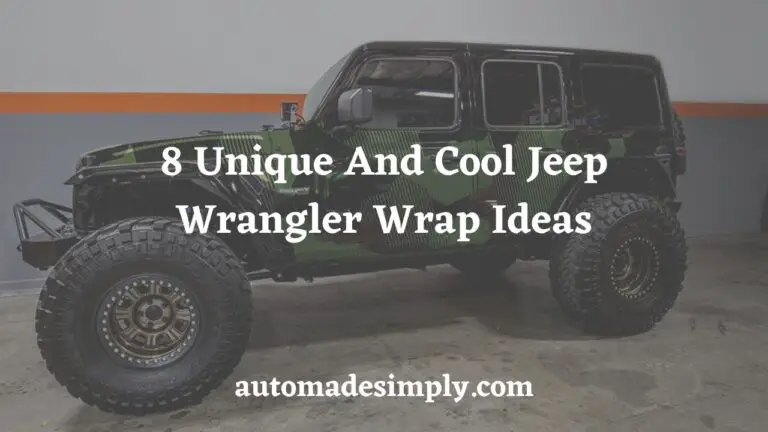 8 Unique and Cool Jeep Wrangler Wrap Ideas