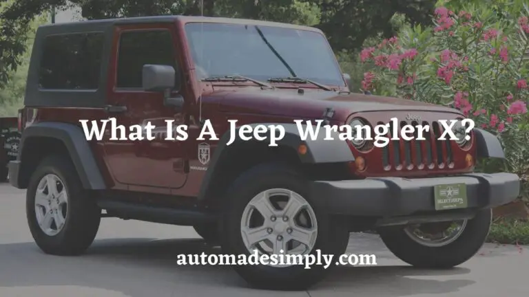 What Is a Jeep Wrangler X? Overview of Features & Capabilities