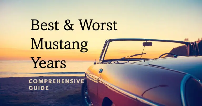 Best & Worst Ford Mustang Years (Updated In 2024): A Comprehensive Guide