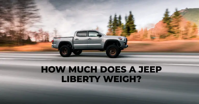 How Much Does a Jeep Liberty Weigh? A Comprehensive Guide