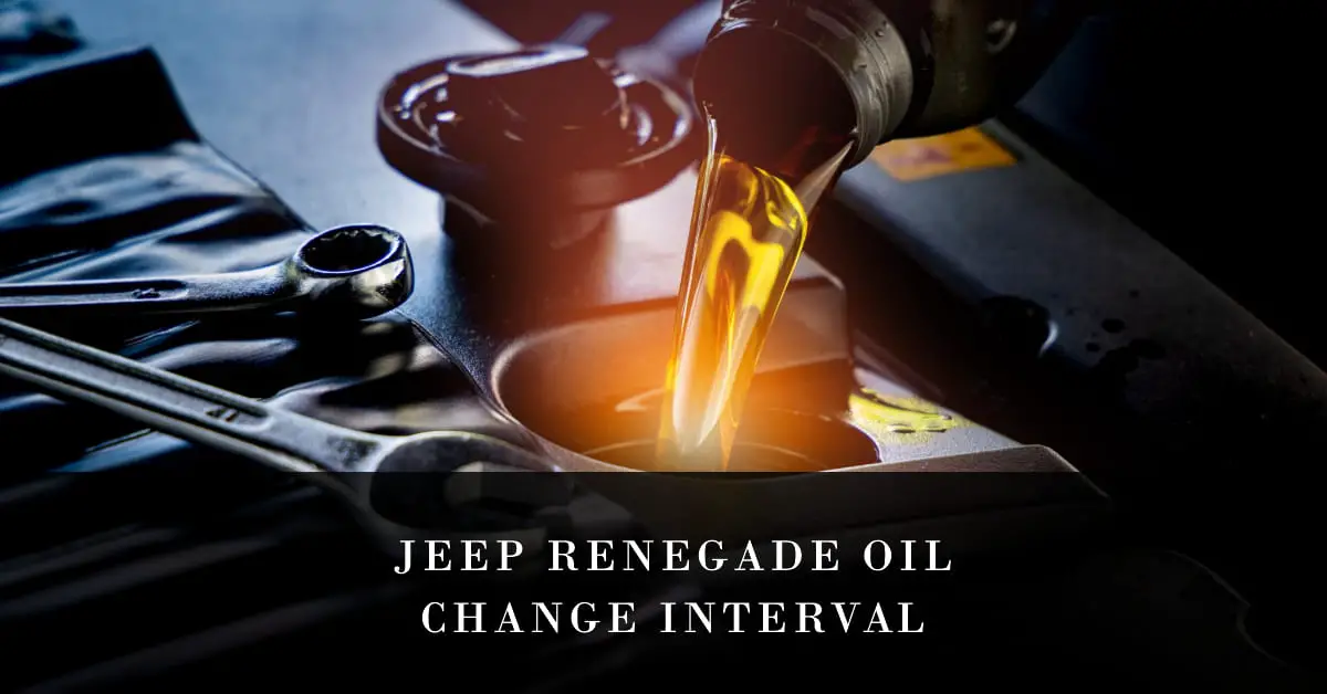 jeep renegade oil change interval
