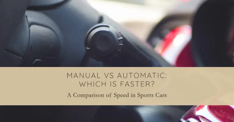 Manual vs. Automatic Transmission: Which is Faster? [Easy Guide]