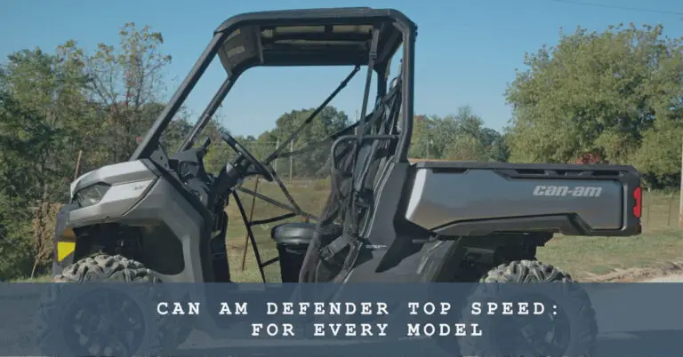 Can Am Defender Top Speed: for Every Model