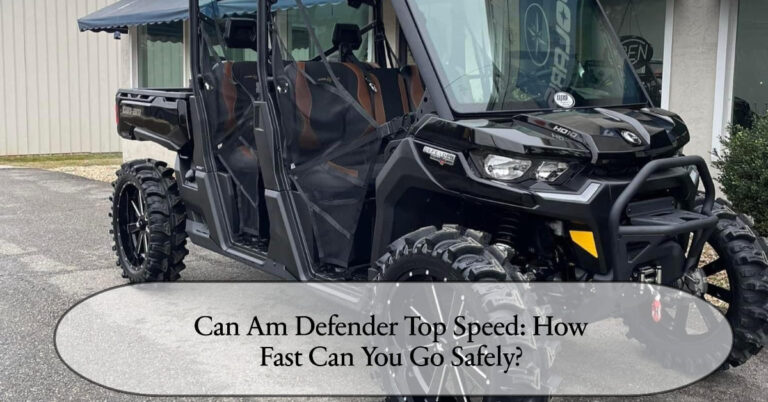 Can Am Defender Top Speed: How Fast Can You Go Safely?