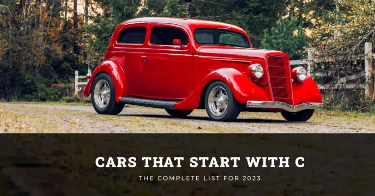 Cars That Start With C: The Complete List for 2024