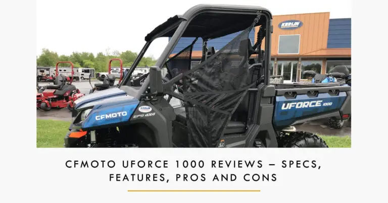 CFMoto UForce 1000 Reviews – Specs, Features, Pros and Cons