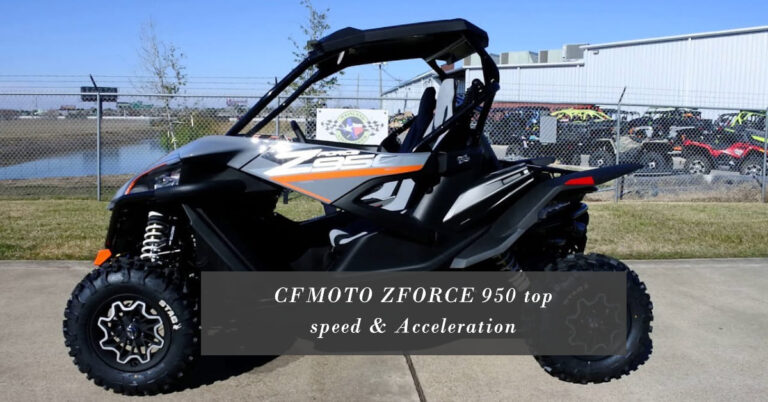 CFMOTO ZFORCE 950 top speed & Acceleration