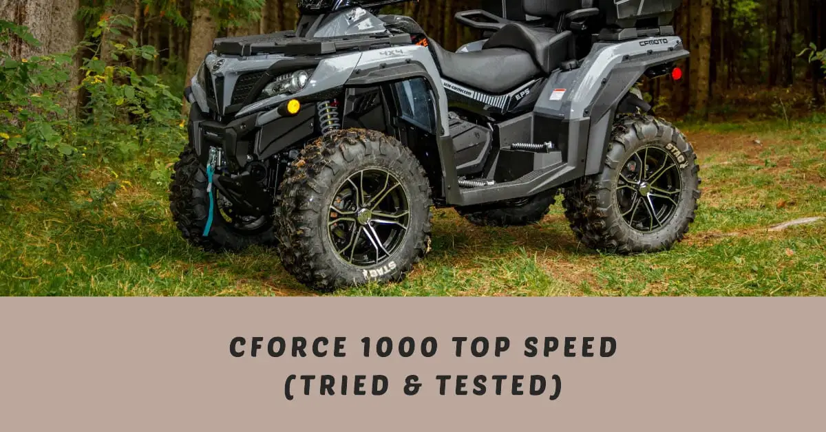 CForce 1000 Top Speed