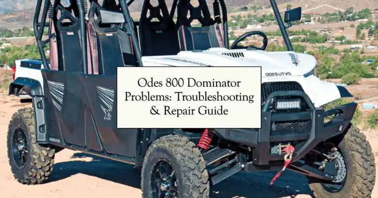 Odes 800 Dominator Problems: Troubleshooting & Repair Guide