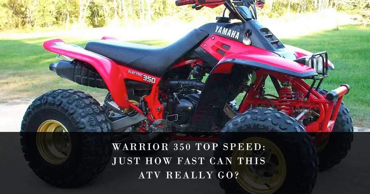 Warrior 350 Top Speed