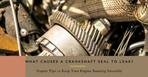 What Causes A Crankshaft Seal To Leak? How To Fix It