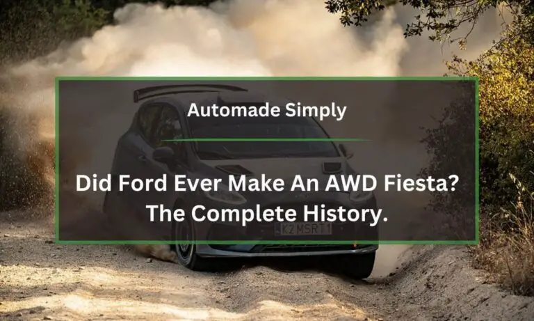 Did Ford Ever Make An AWD Fiesta? The Complete History