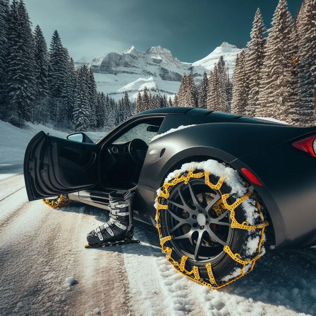 how are snow chains designed and used