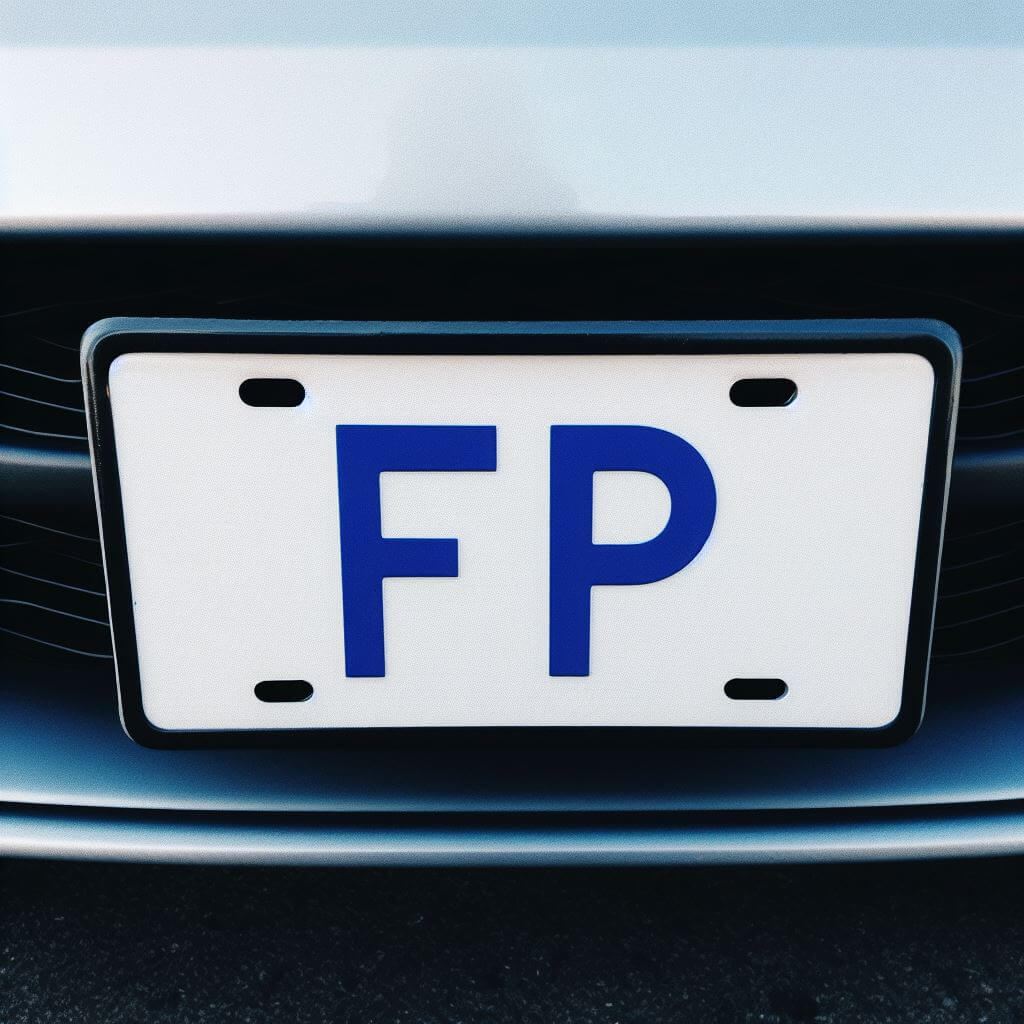 spotting fp license plates on the road