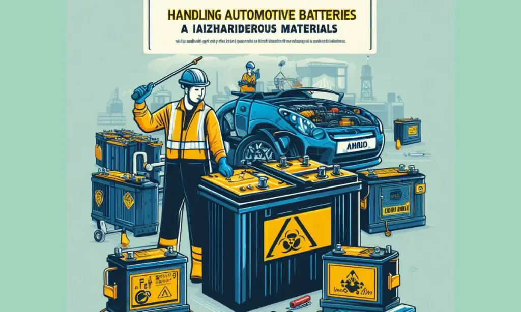 transporting and handling automotive batteries